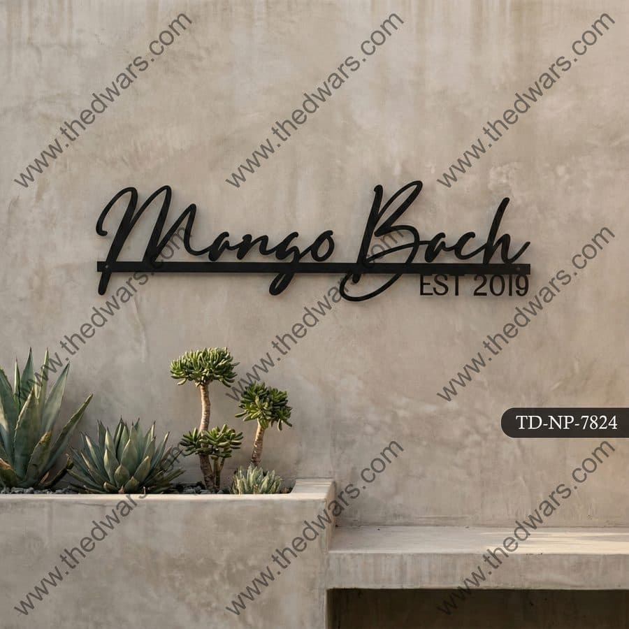 Metal Name Plates by The Dwars